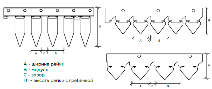 Схема 2 Албес V-дизайн