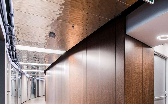 Потолки из нержавеющей стали KR Design